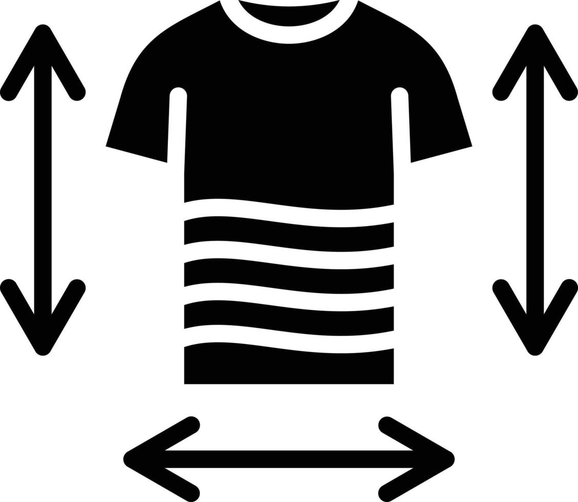 Clothes Measurement Vector Icon Style