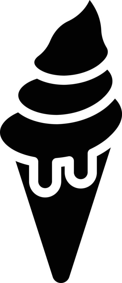 Icecream Cone Vector Icon Style