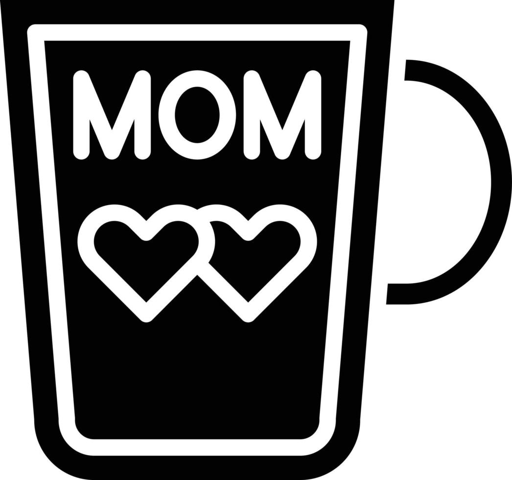 MOM Mug Vector Icon Style