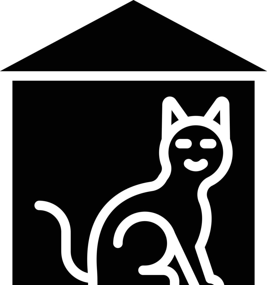 Pet House Vector Icon Style