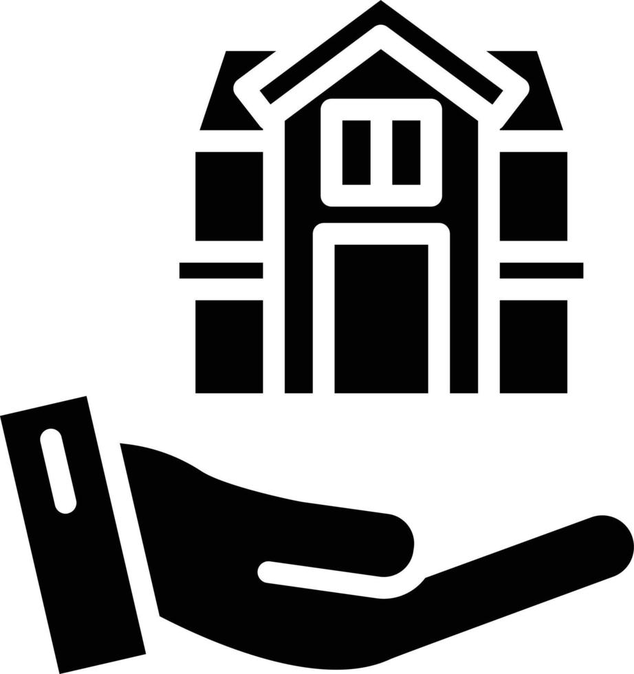 Home Insurance Vector Icon Style