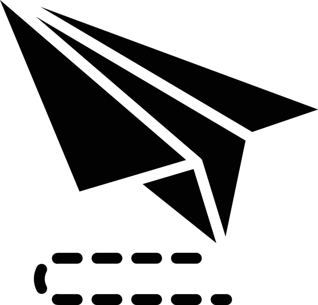 Paper Plane Vector Icon Style