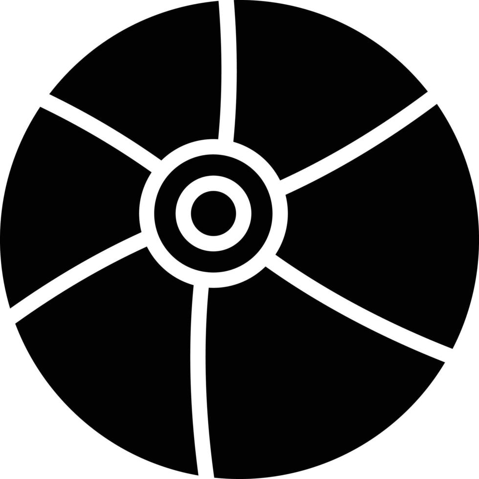 Beach Ball Vector Icon Style