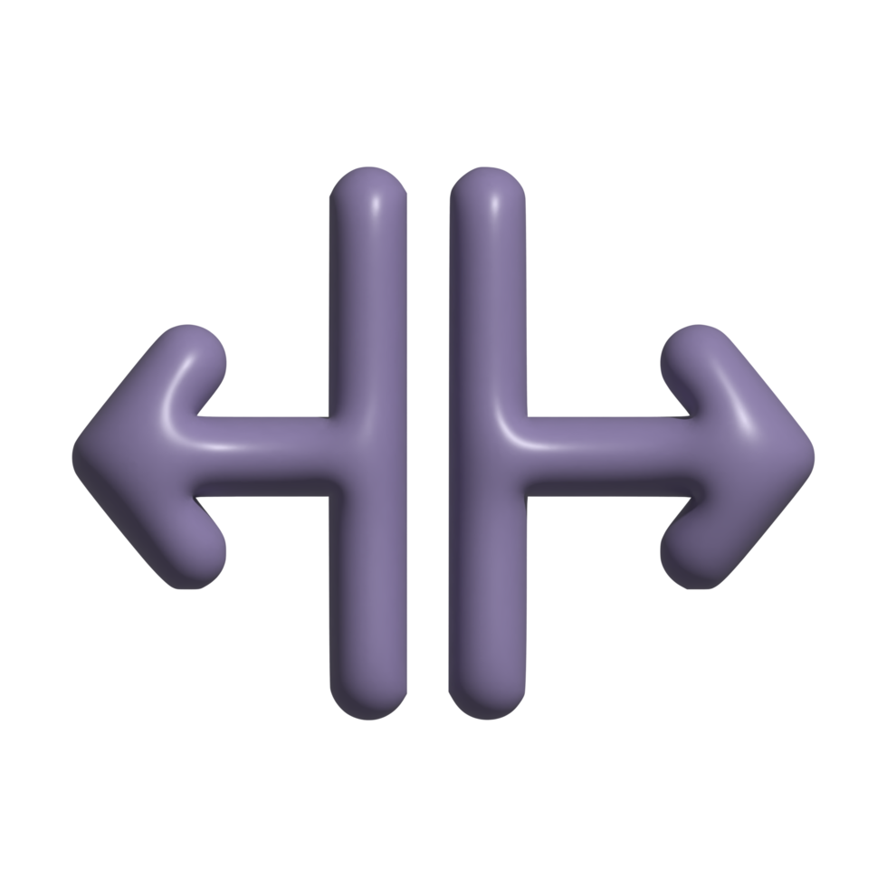 3d icono de flecha png