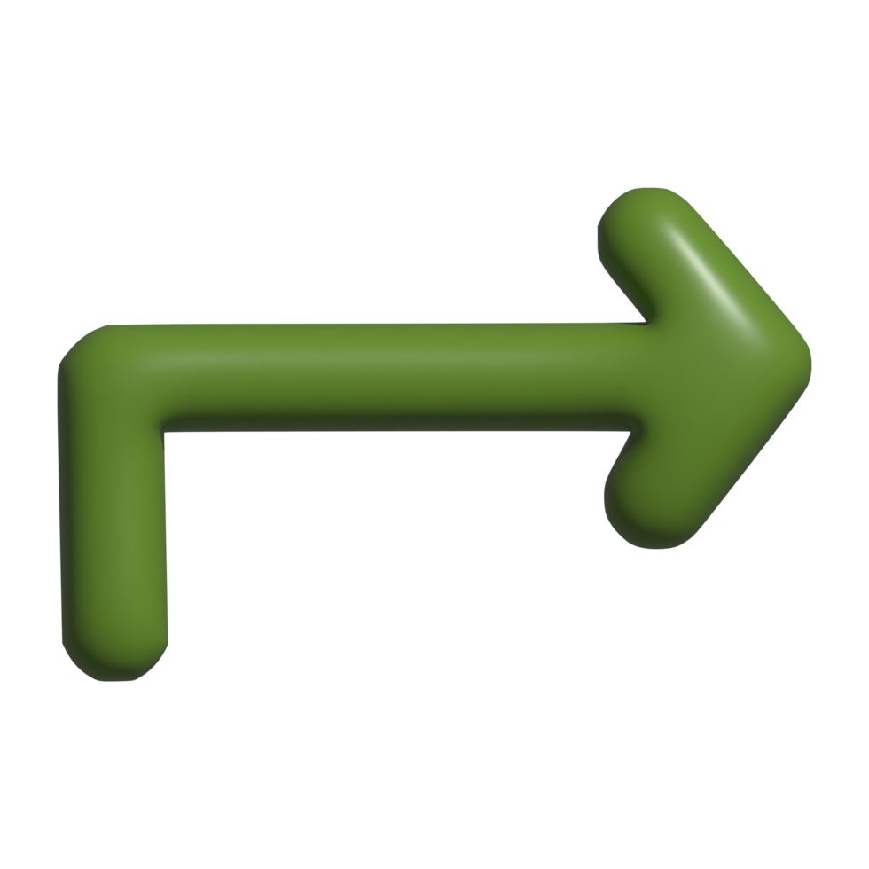 3d Symbol von Pfeil png