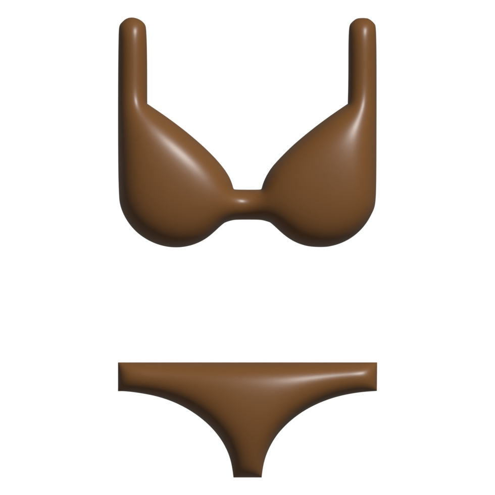 bikini 3d icona png