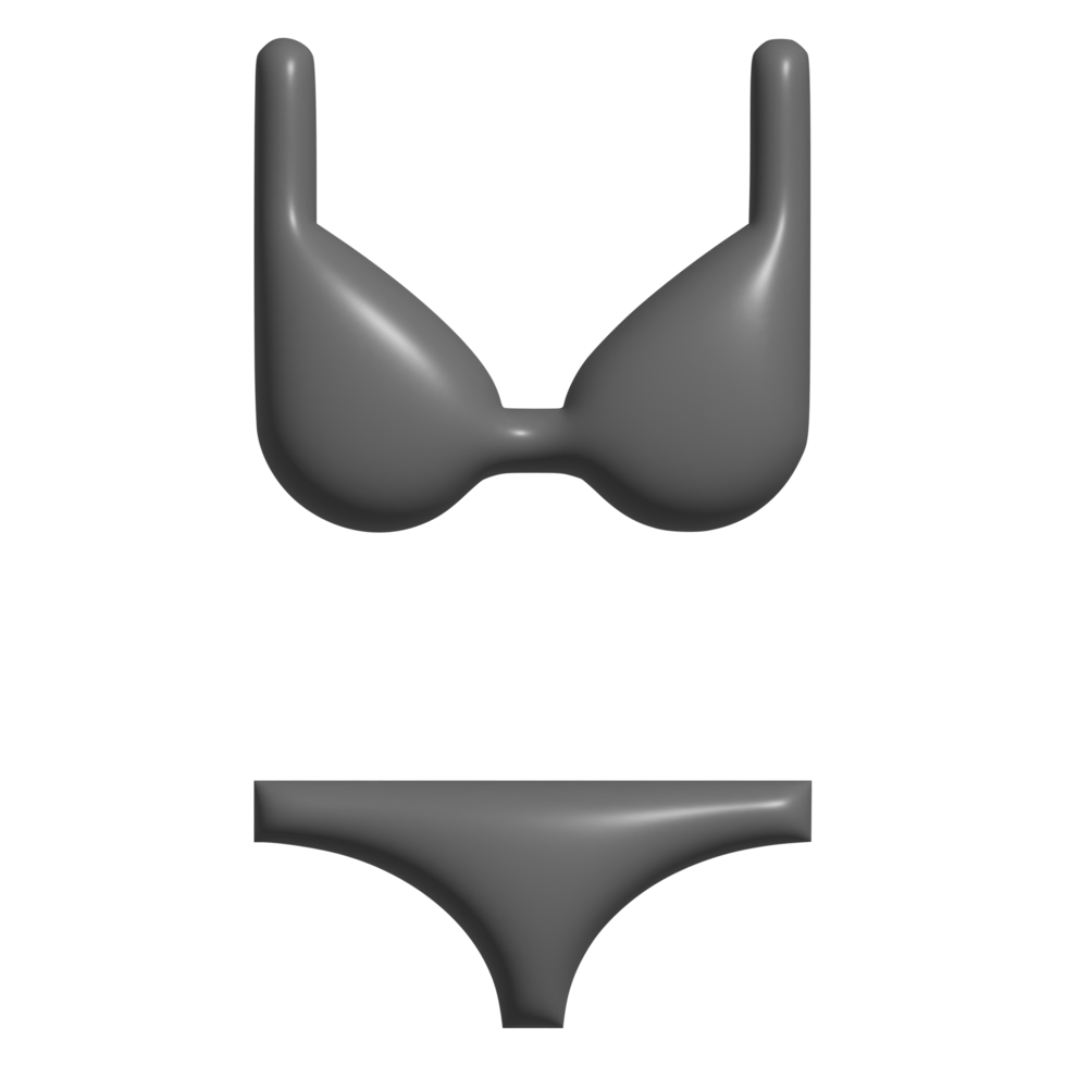 bikini 3d icon png