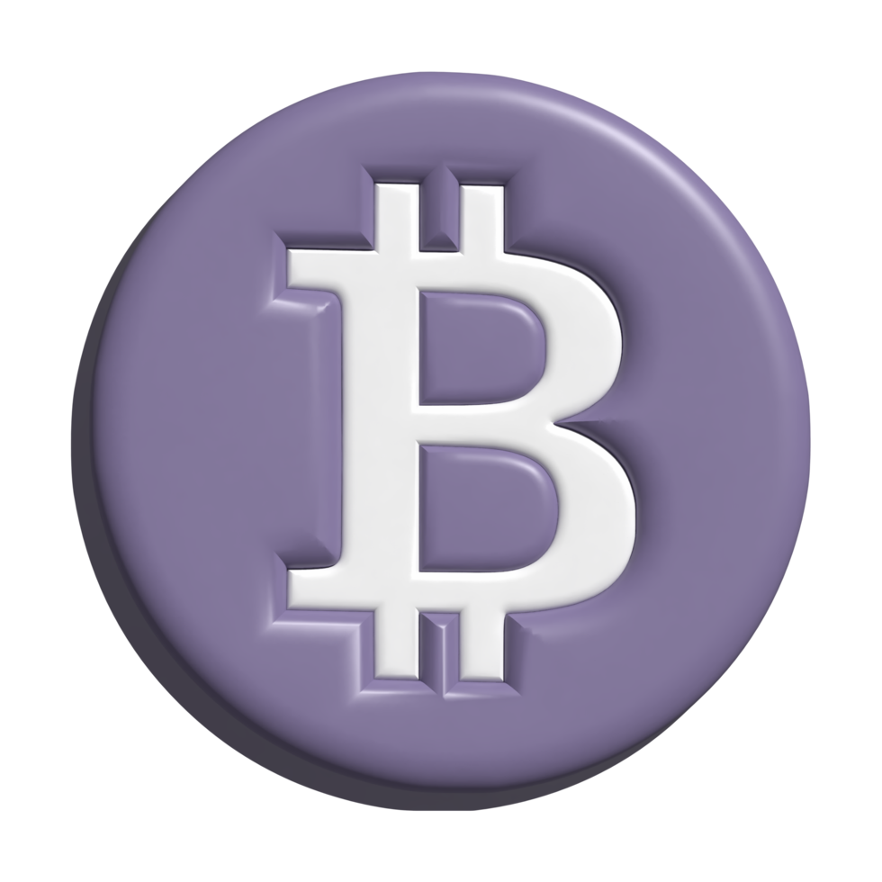 3d icono bitcoin png