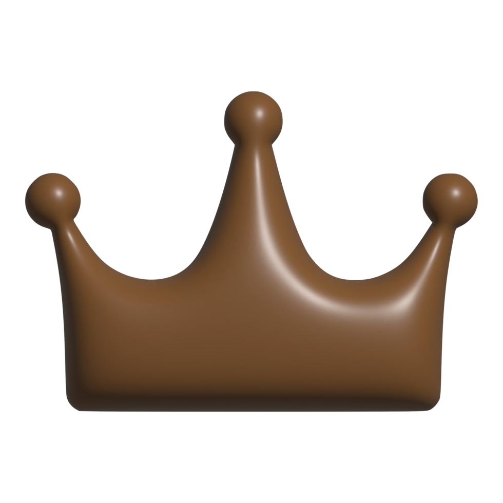 3d ikon av krona png
