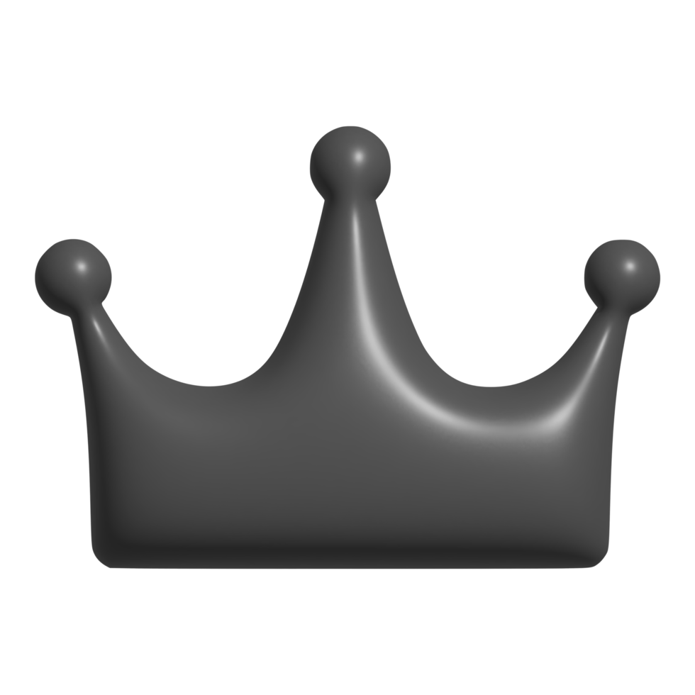 3d icon of crown png