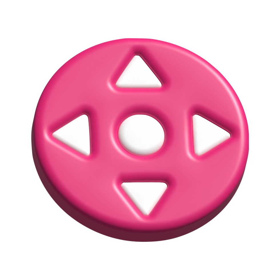 direction pad 3d icon png