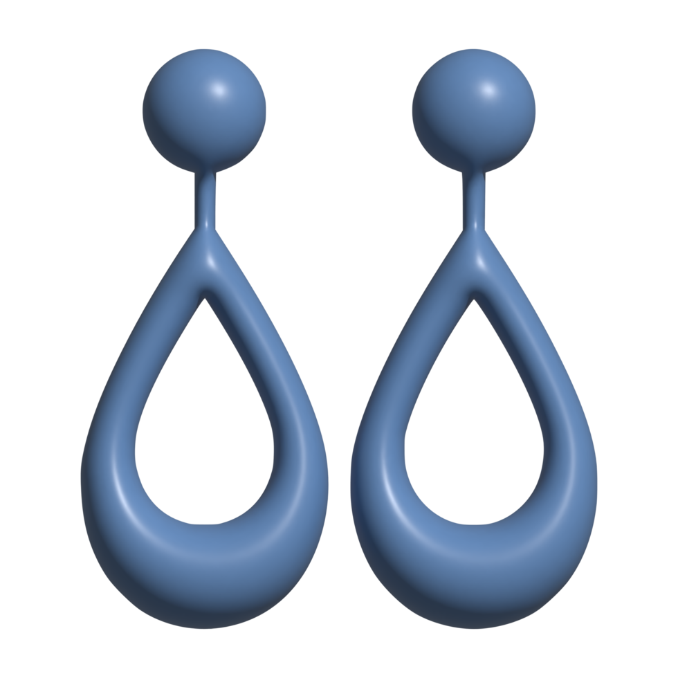 earrings 3d icon png