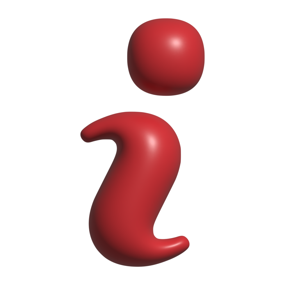 3d icon of info, information, about png