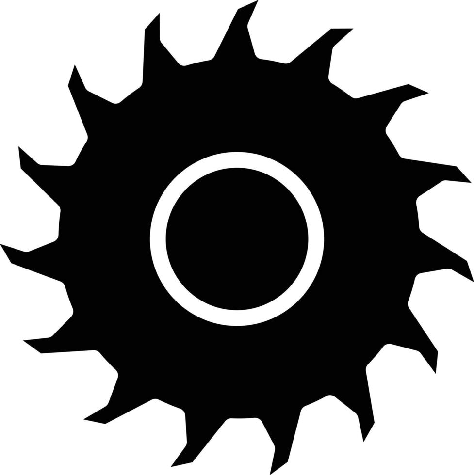 Circular Saw Vector Icon Style
