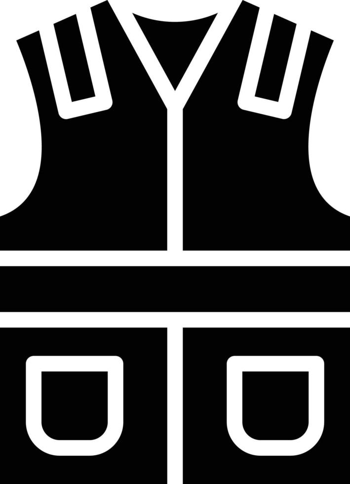 Labour Vest Vector Icon Style