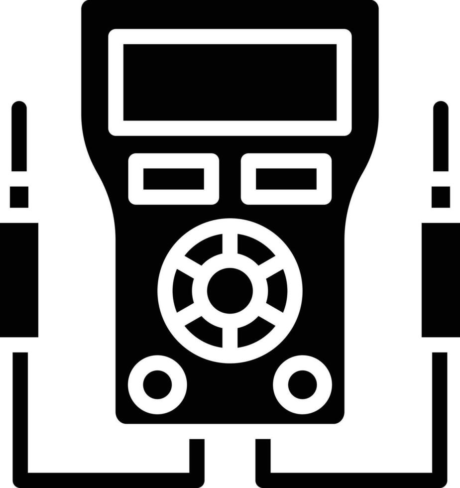 Voltmeter Vector Icon Style