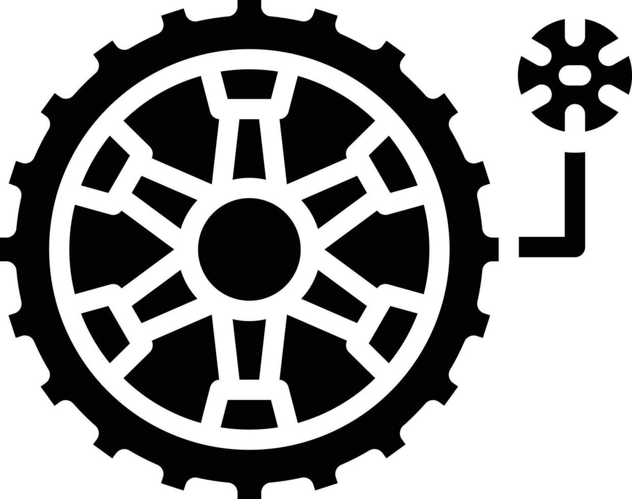Tyre Pressure Vector Icon Style
