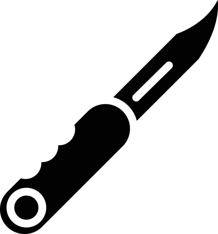 Pocket Knife Vector Icon Style