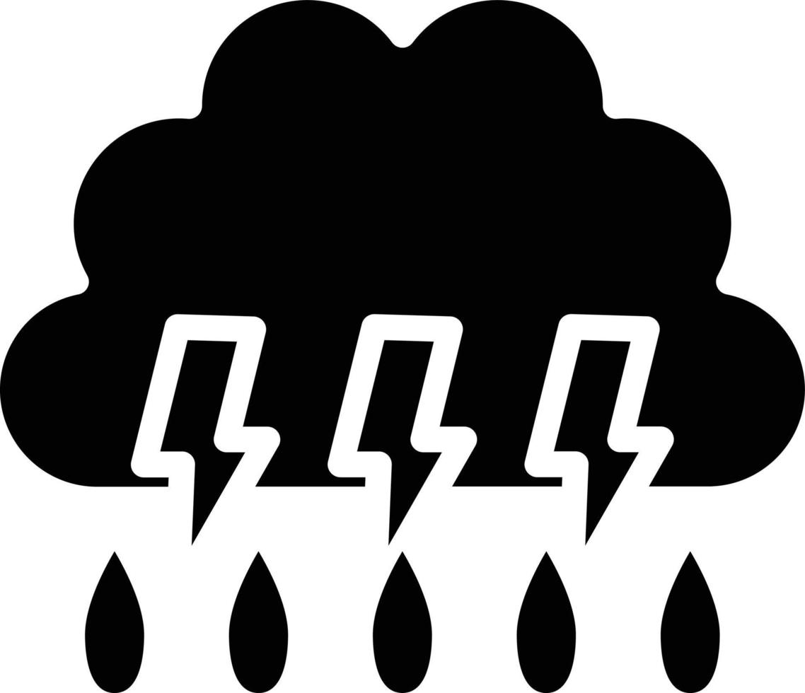 tormenta vector icono estilo