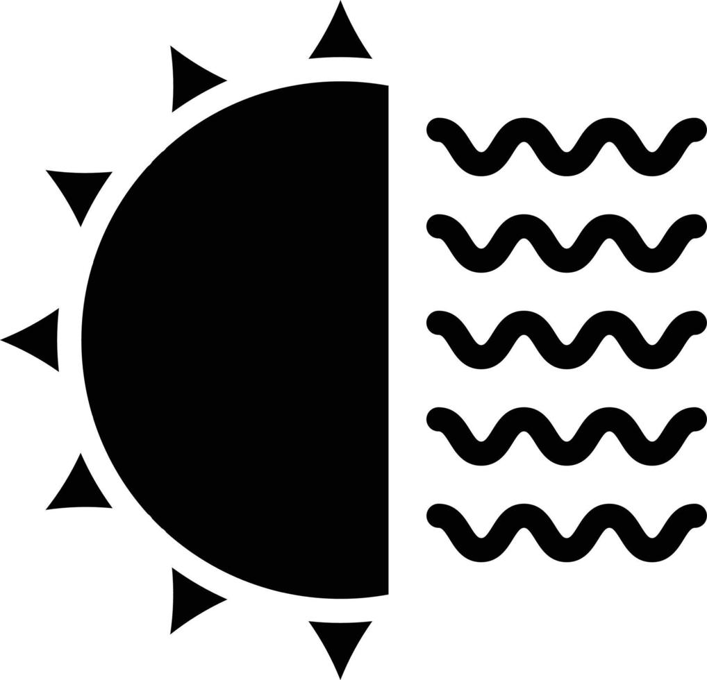 Heat Wave Vector Icon Style