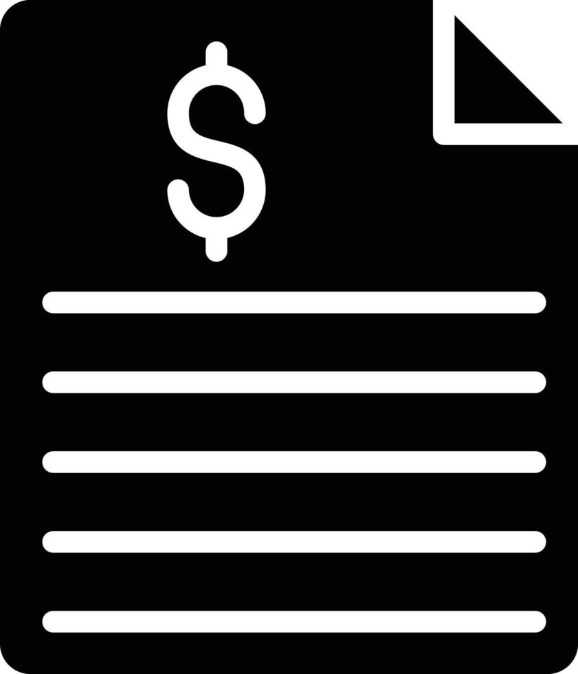 Price List Vector Icon Style