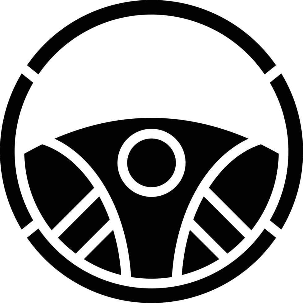 Steering Wheel Vector Icon Style