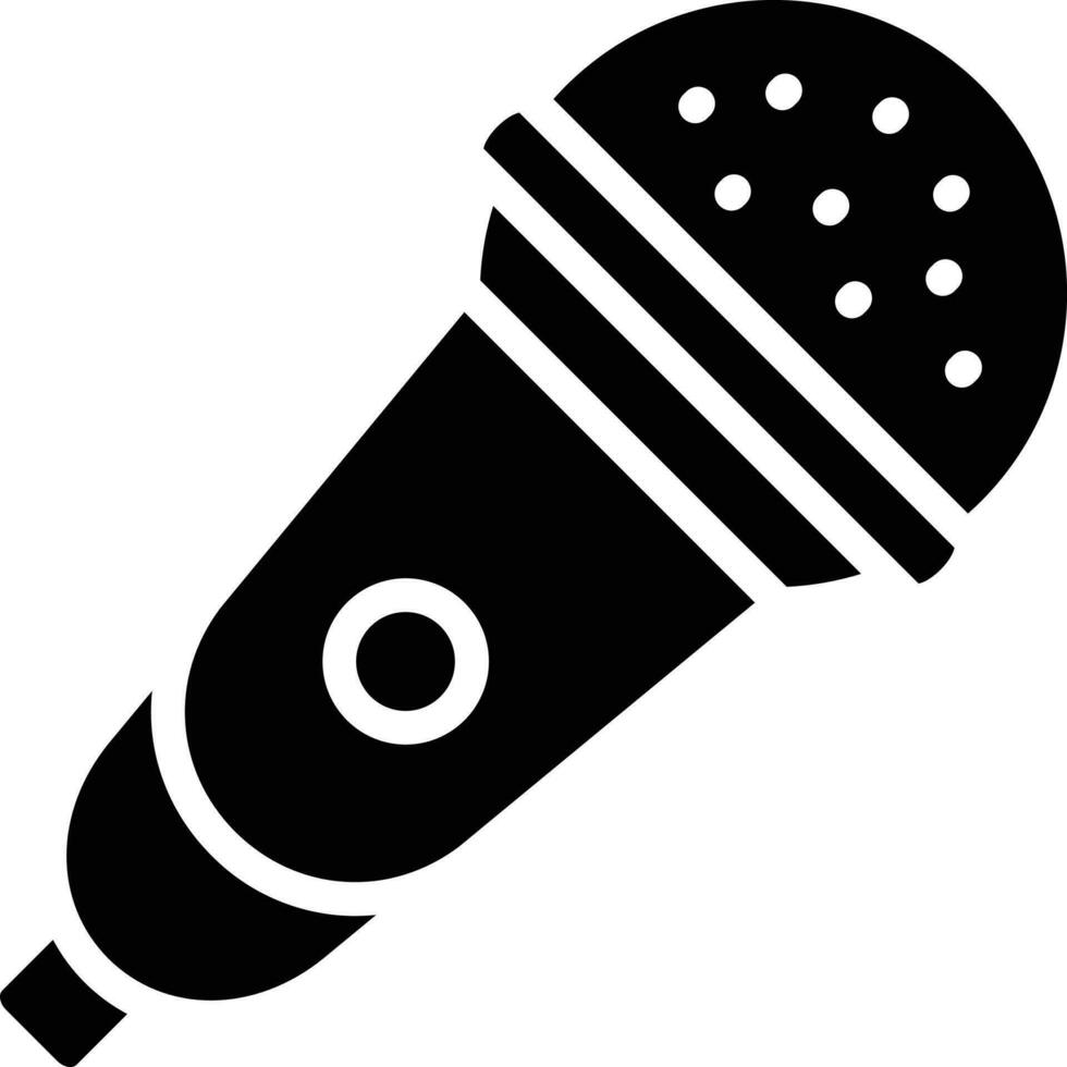 Microphone Vector Icon Style