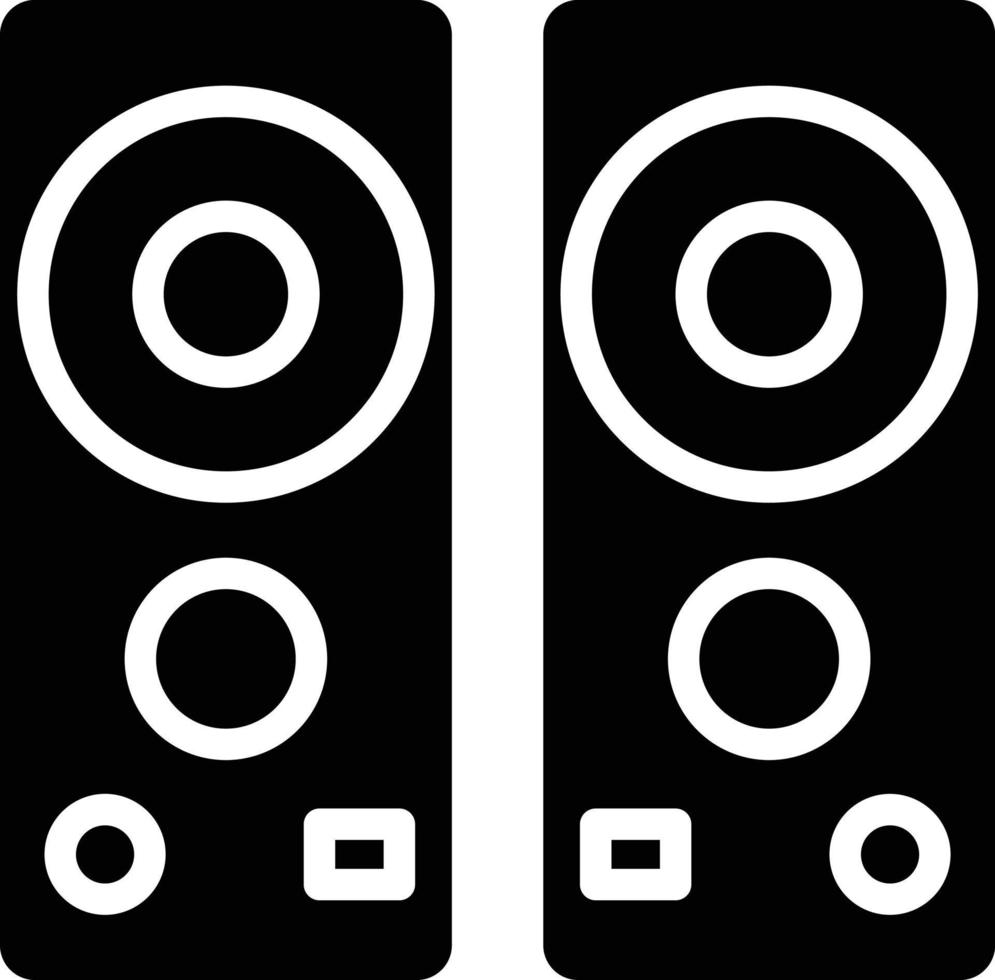 altavoz vector icono estilo