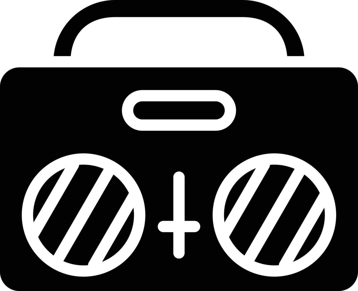 boombox vector icono estilo