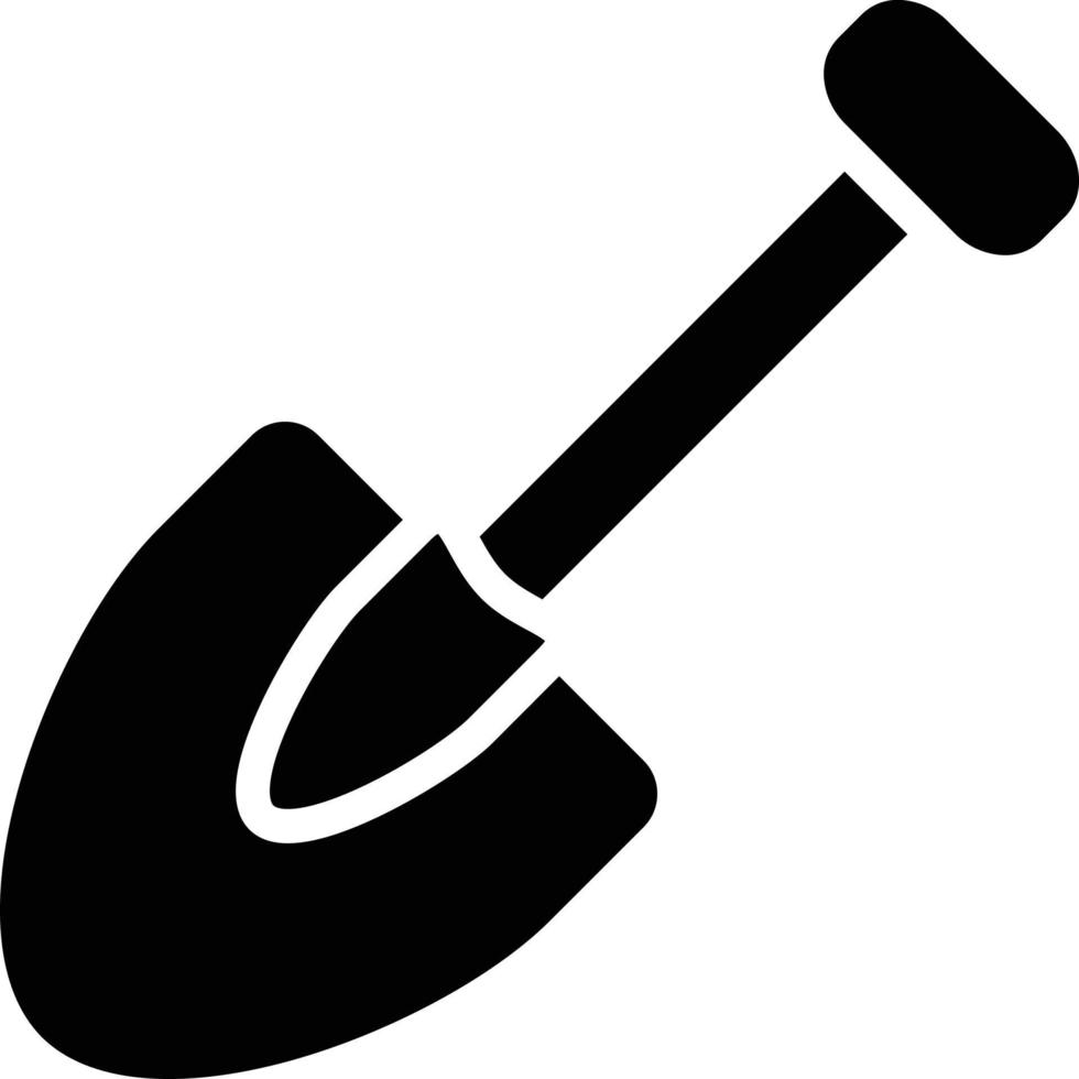 Shovel Vector Icon Style