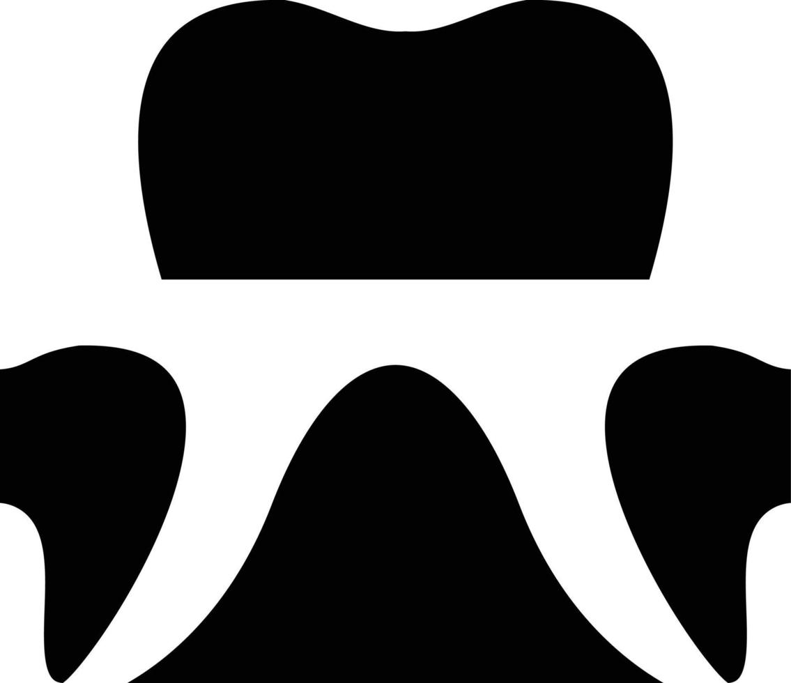 Dental Crown Vector Icon Style