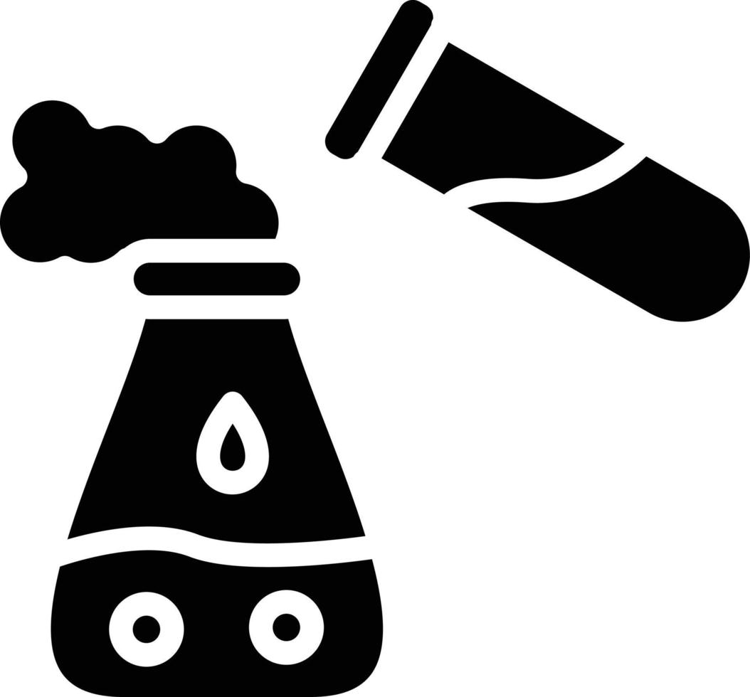 Chemical Reaction Vector Icon Style