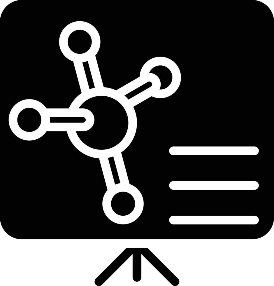 Chemistry Lecture Vector Icon Style