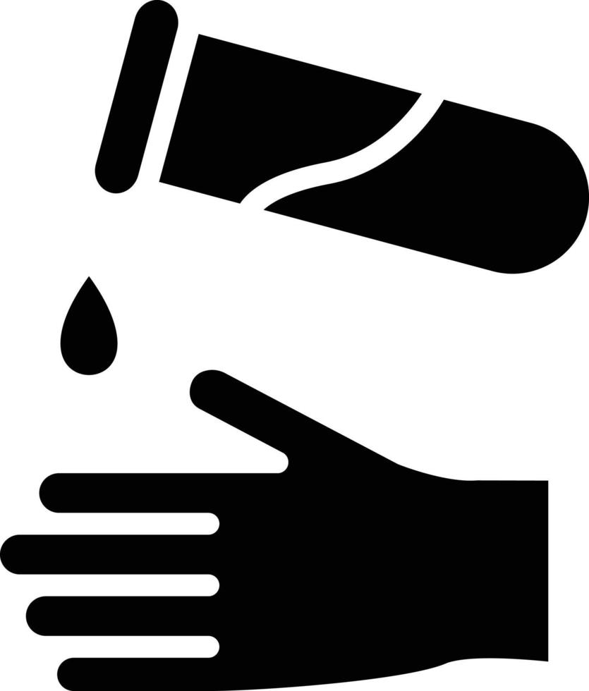 Burning Chemical Vector Icon Style