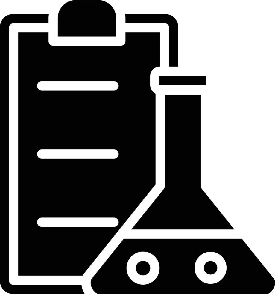 Lab Report Vector Icon Style