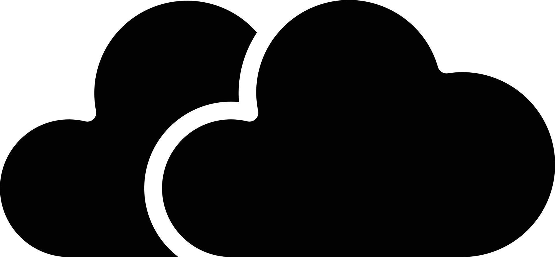 Cloud Vector Icon Style