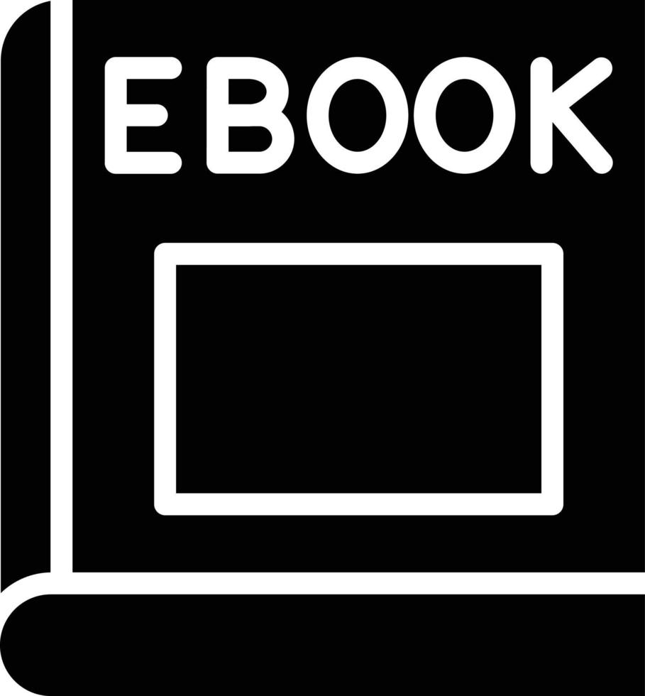 libro electronico vector icono estilo