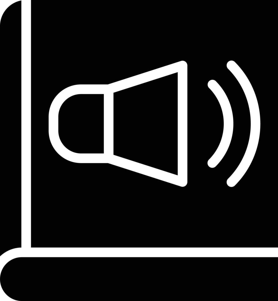 Audio Book Vector Icon Style