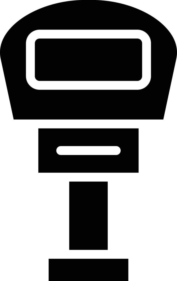 Parking Meter Vector Icon Style