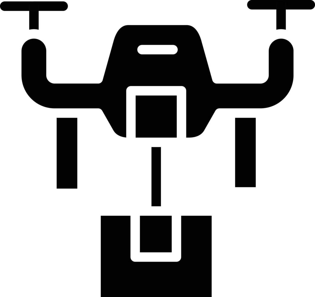 Drone Delivery Vector Icon Style