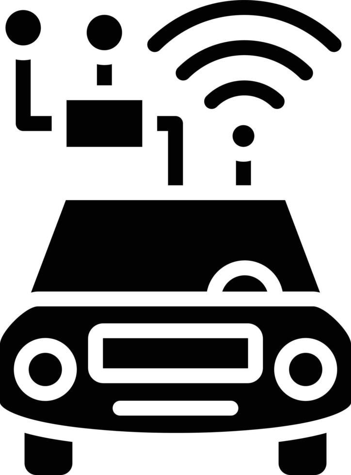 Smart Car Vector Icon Style