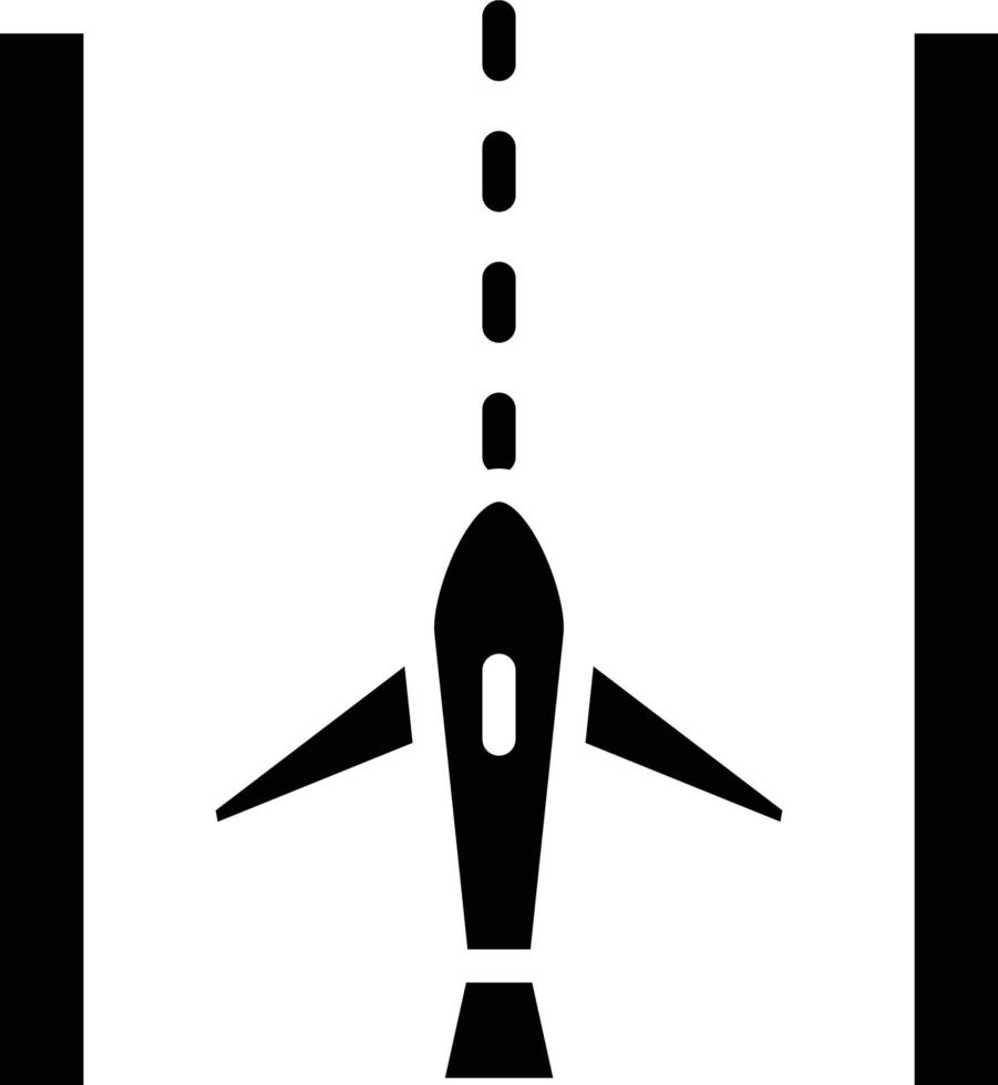 Runway Vector Icon Style