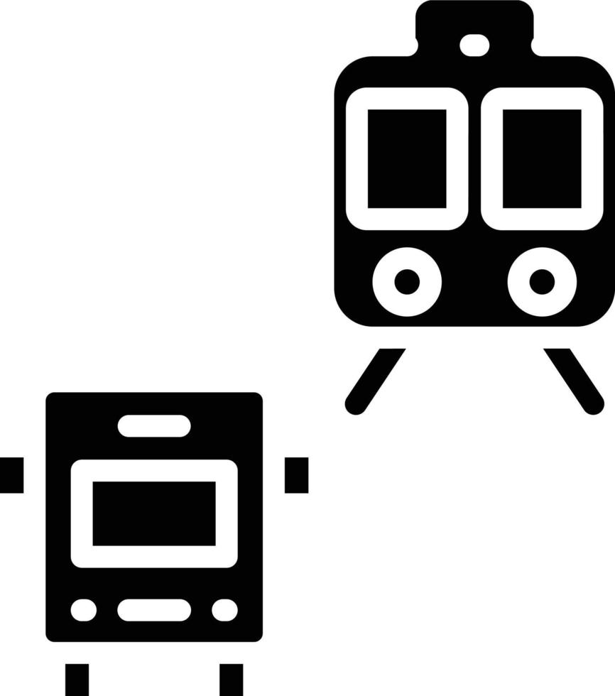 público transporte vector icono estilo