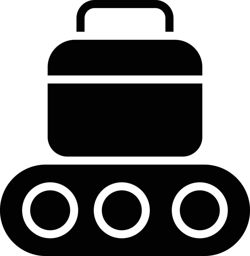 Luggage Conveyor Vector Icon Style