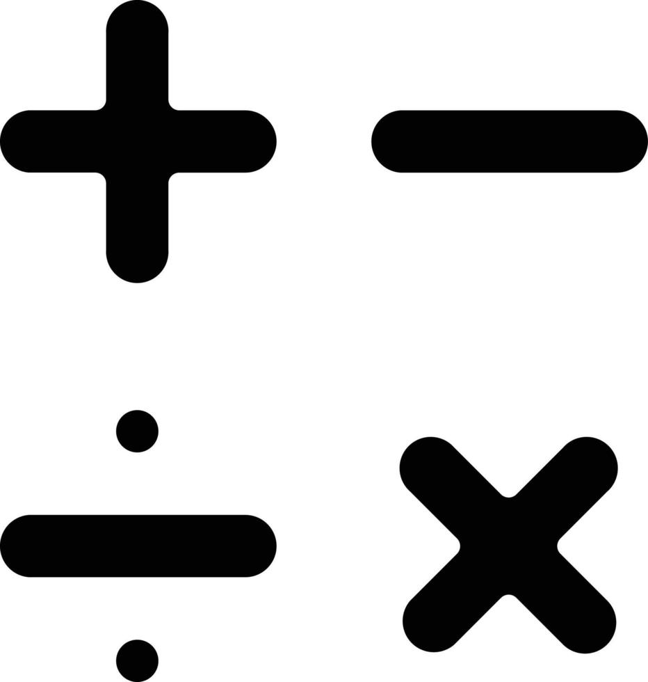 matemáticas vector icono estilo