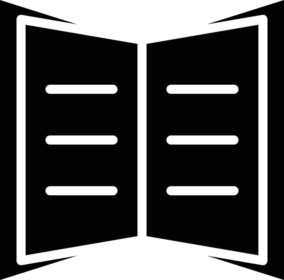 Open Book Vector Icon Style