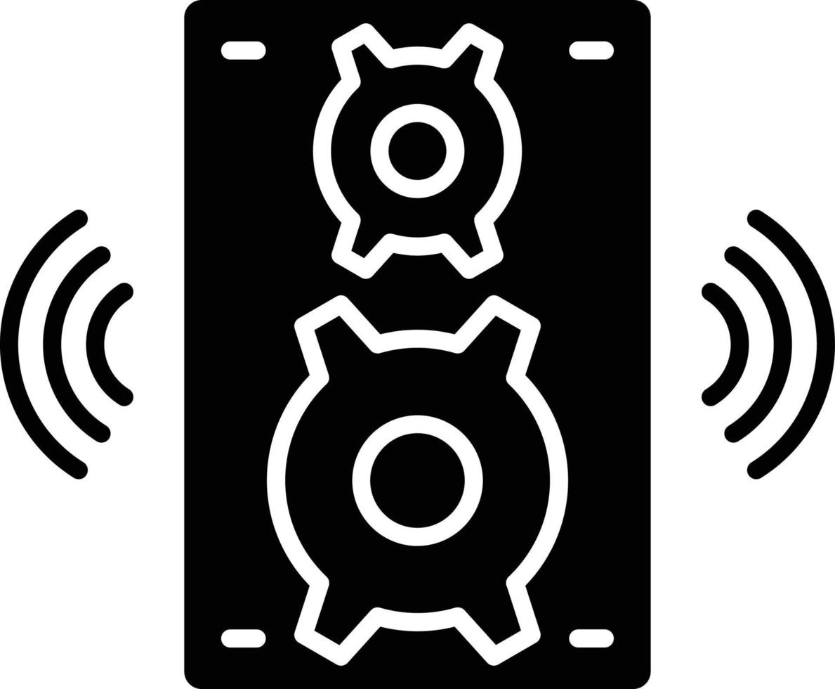 1328 - Altavoces vector icono estilo