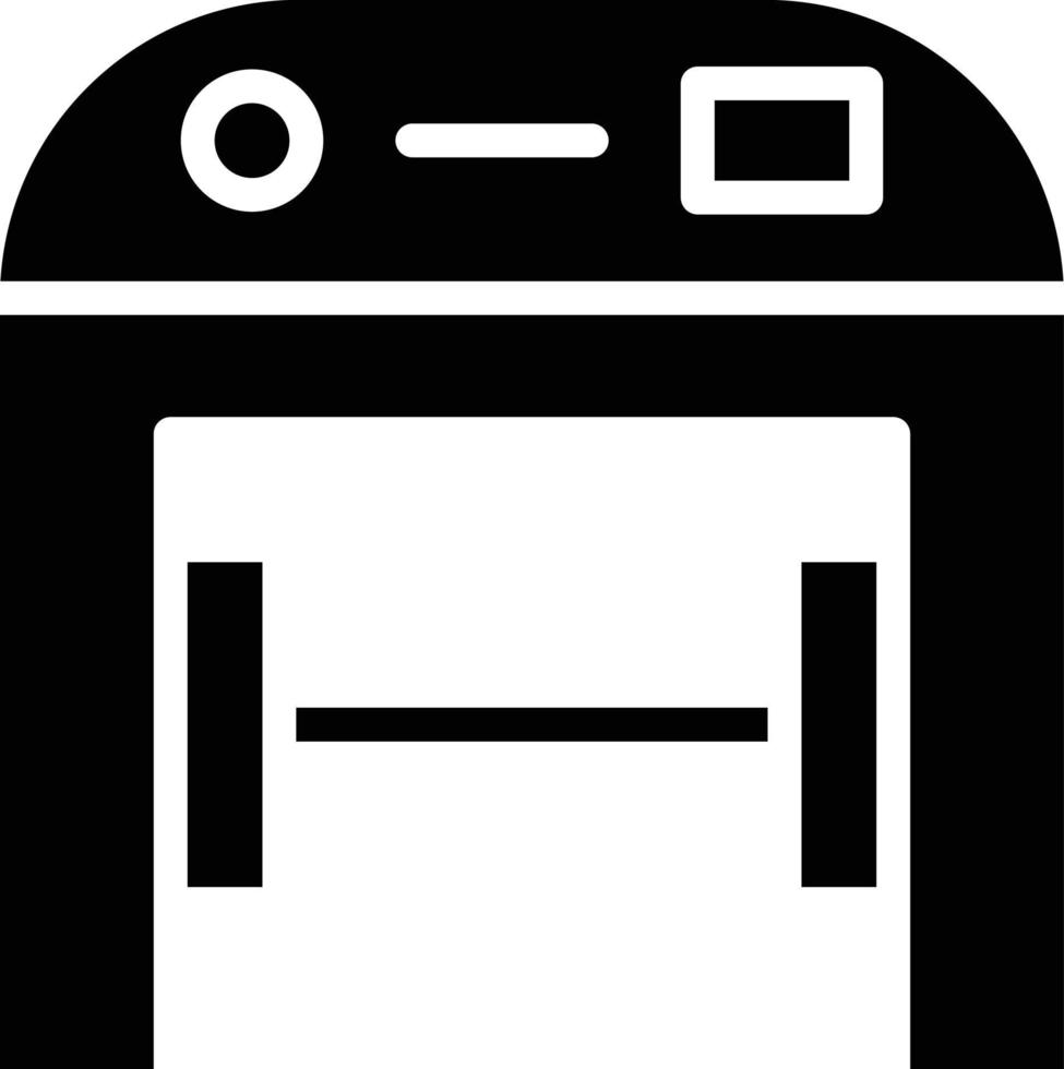 Metal Detector Vector Icon Style