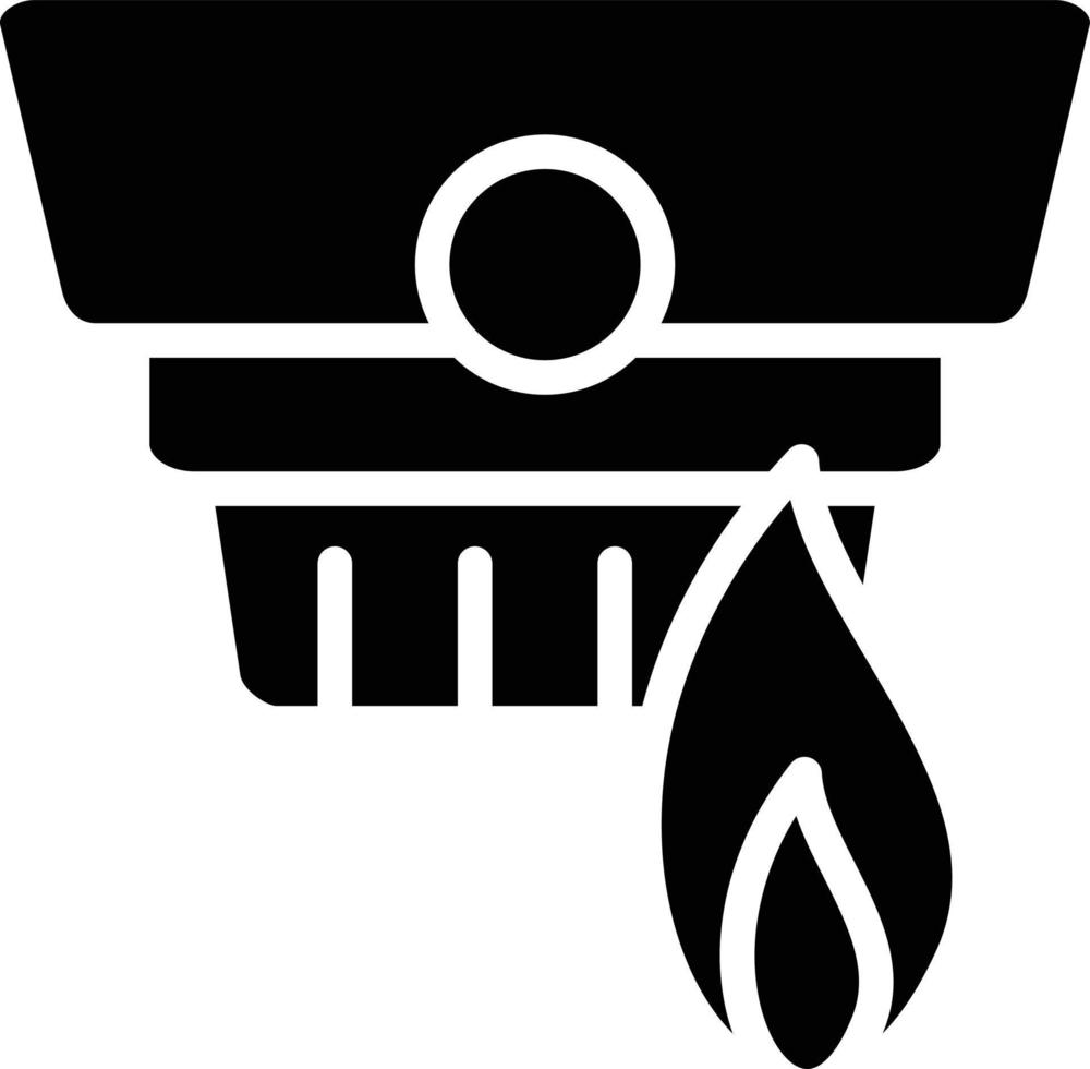 Fire Alarm Vector Icon Style