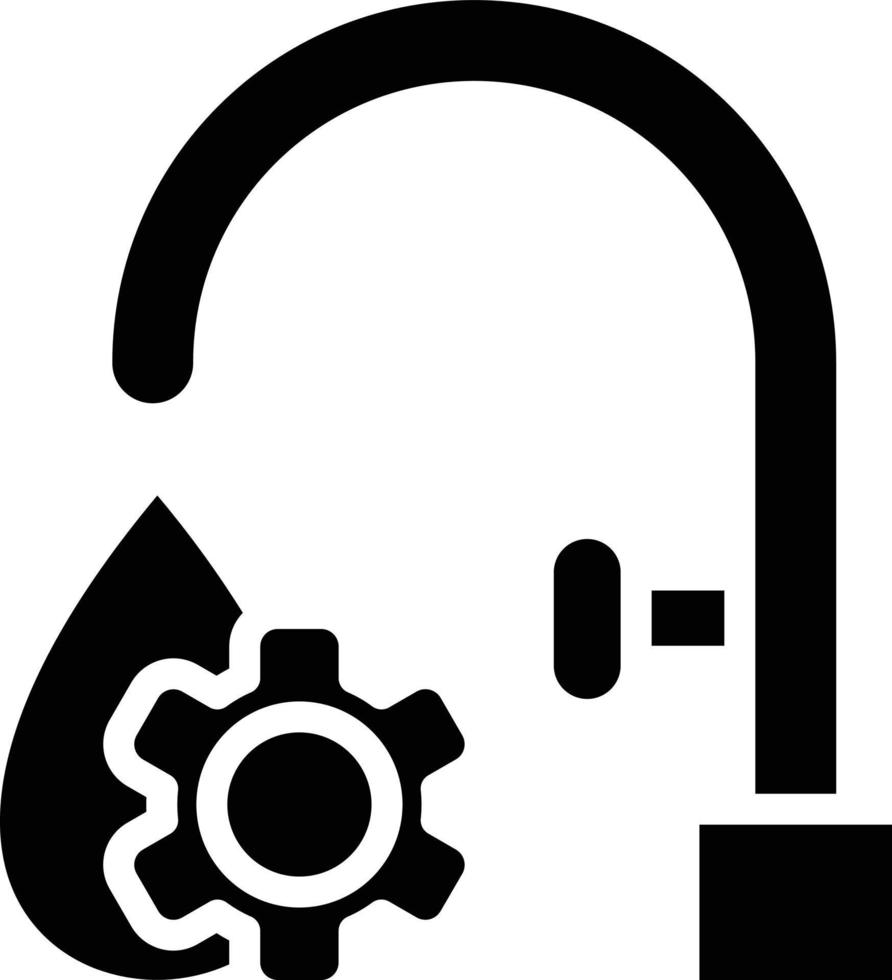 Water Management Vector Icon Style